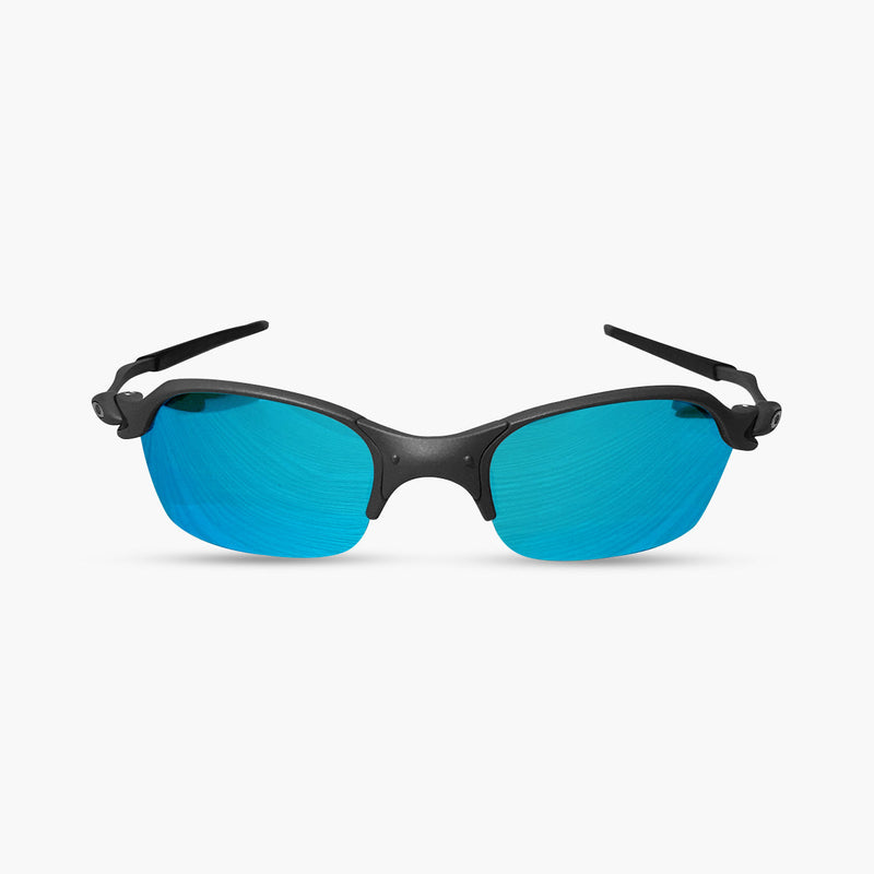 Óculos de Sol Romeu 2 X Metal Lente Azul Escuro