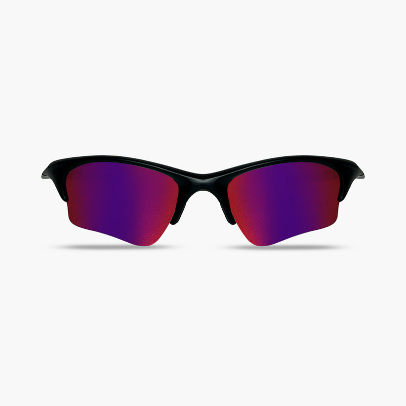 Óculos de Sol Half Jacket Preto Lente Tanzanite